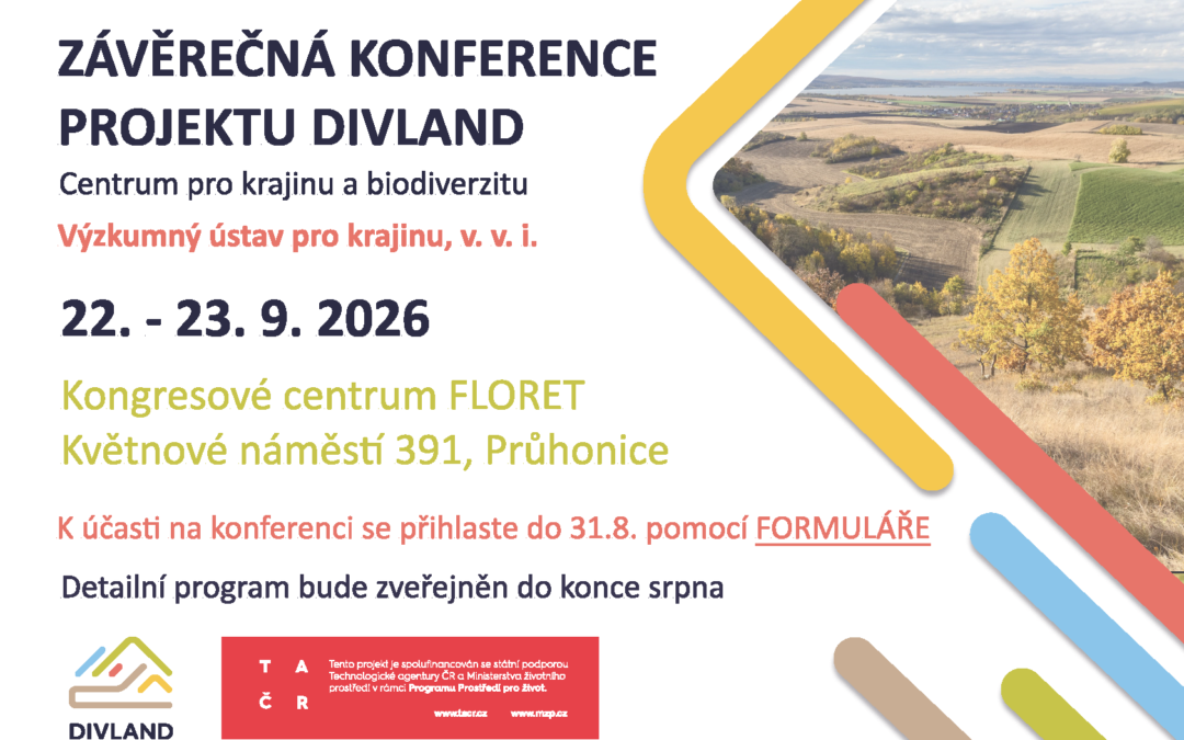 Pozvánka na závěrečnou konferenci projektu DivLand